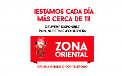 Tu delivery favorito en la Zona Oriental